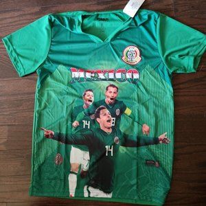 WORLD CUP SOCCER Mexico Shirt LARGE/XL Rass Sports New with tags